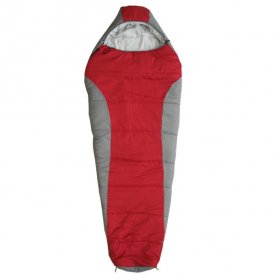 Ozark Trail 10F with Soft liner camping Mummy Sleeping Bag for Adults,Red