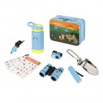 Ozark Trail Kids 9-Piece Camping Explorer Kit with Headlamp,Flashlight,Binoculars,Blue