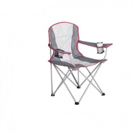 Ozark Trail,Oversized Quad Chair,Adult,Off White & Grey