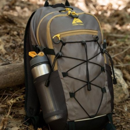 Ozark Trail 17 Liter Camping,Hiking,Mountaineering,Technical Backpack,Gray,Unisex