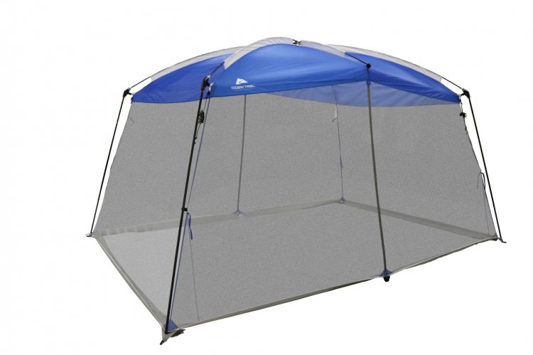 Ozark Trail 13\' x 9\' Screen House Canopy Tent with 1- Room,Blue