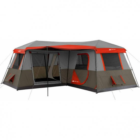 Ozark Trail 16\' x 16\' Instant Cabin Tent,Sleeps 12