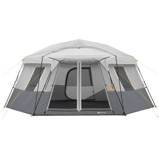 Ozark Trail 17\' x 15\' Person Instant Hexagon Cabin Tent,Sleeps 11