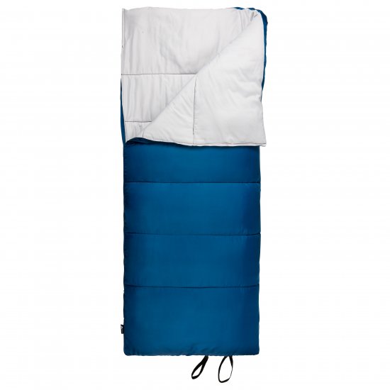 Ozark Trail 35-Degree Cool Weather Rectangular Sleeping Bag,Blue,33\"x77\"