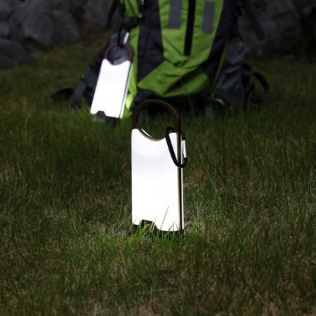 Ozark Trail 160 Lumens LED Aluminum Thin Frame Lanterns 2-Pack,Green and Red