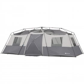 Ozark Trail 20' x 10' Instant Cabin Tent in Gray and Teal,Sleeps 12