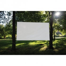 Ozark Trail Outdoor Shade Wall/Projector Screen Canopy Accessory,White 87.2in. x 49in.