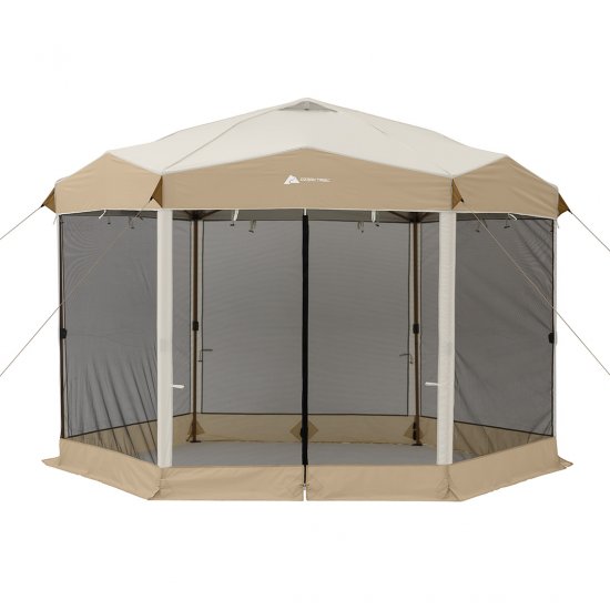 Ozark Trail 12\' x 10\' Glamping Hexagon Lighted Canopy