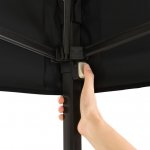 Ozark Trail 10'x 10'Black Instant Outdoor Canopy with UV Protection