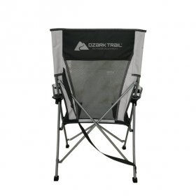 Ozark Trail Outdoor Tension Camp 2 in 1 Rocking Chair,White