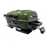 Ozark Trail Portable Table Top 1 Burner Camping Gas Grill with Interchangeable Griddle Plate,10,000 BTU