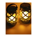 Ozark Trail Flame Light LED Lantern,100 Lumen,2 Pack,Teal
