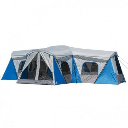 Ozark Trail 16-Person 3-Room Family Cabin Tent,with 3 Entrances