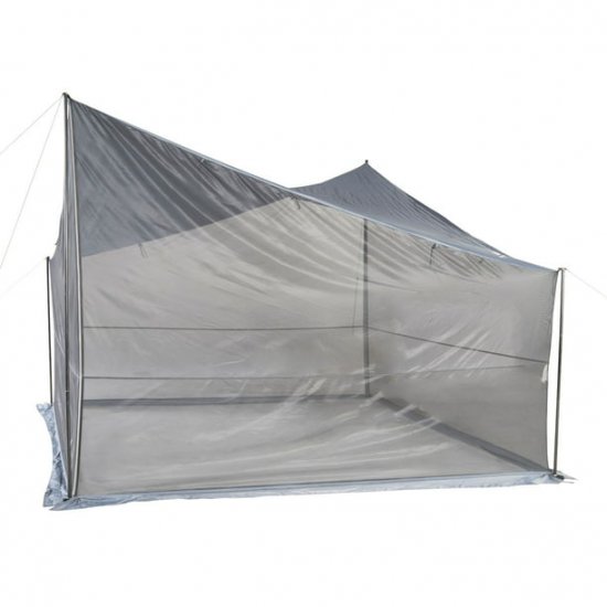 Ozark Trail Tarp Shelter,9\' x 9\' with UV Protection and Roll-up Screen Walls