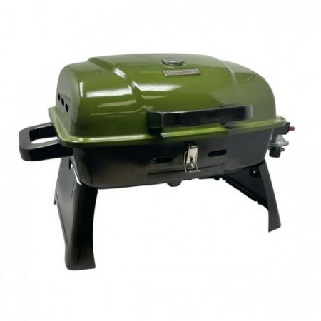 Ozark Trail Portable Table Top 1 Burner Camping Gas Grill with Interchangeable Griddle Plate,10,000 BTU