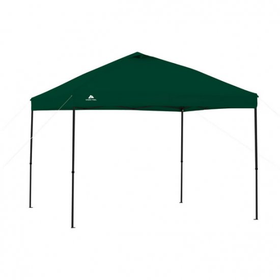 Ozark Trail 10\'x 10\'Green Instant Outdoor Canopy with UV Protection