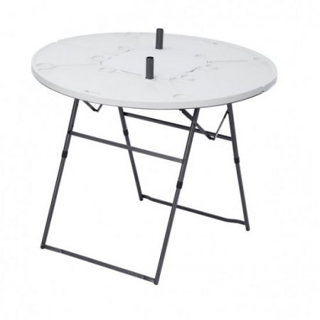 Ozark Trail Camping Table,White and Black