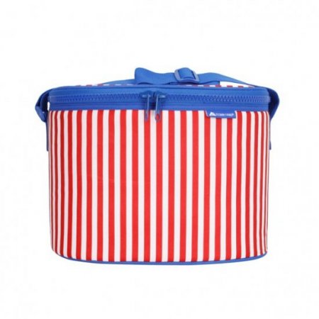 Ozark Trail 12 Can Soft Sided Cooler,Red/White Stripes