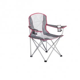 Ozark Trail,Oversized Quad Chair,Adult,Off White & Grey