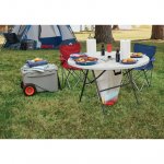 Ozark Trail Camping Table,White and Black